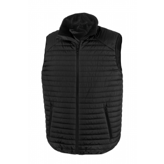 Bodywarmer THERMOQUILT recyclé R239X - Black personnalisable - Vue de face