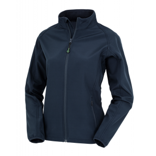 Veste softshell femme recyclée R901F - Navy personnalisable - Vue de face