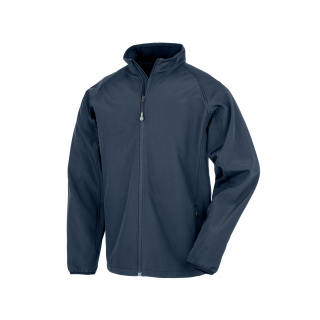 Veste softshell homme recyclée R901M - Navy personnalisable - Vue de face