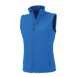 Bodywarmer softshell femme recyclé R902F - Royal personnalisable - Vue de face