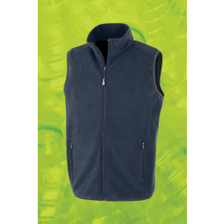 Gilet bodywarmer recyclé R904X - Navy personnalisable - Vue de face