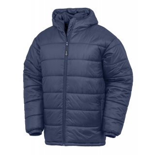 Parka doudoune recyclée R910X - Navy personnalisable - Vue de face