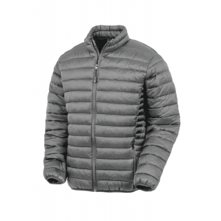 Veste matelassée recyclée sans capuche R912X - Frost grey personnalisable - Vue de face