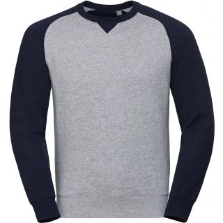 SWEAT-SHIRT COL ROND AUTHENTIC BASEBALL HOMME Light Oxford / Indigo Melange