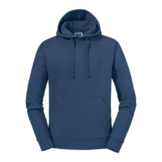 Sweat-shirt capuche Authentic homme RU265M - Indigo personnalisable - Vue de face