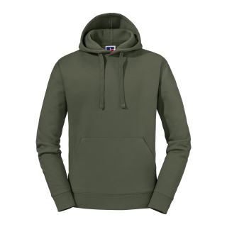 Sweat-shirt capuche Authentic homme RU265M - Olive personnalisable - Vue de face