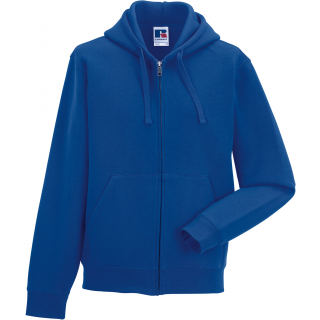 Sweat-shirt zippé capuche Authentic homme RU266M - Bright Royal personnalisable - Vue de face