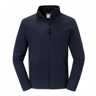 Veste softhsell Essential RU420M - French Navy personnalisable - Vue de face