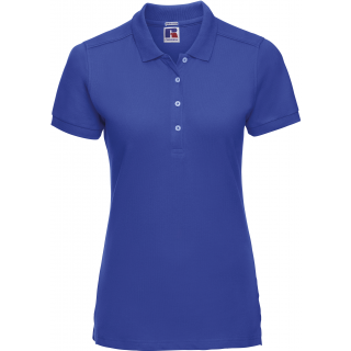 Polo Stretch Femme RU566F - Azure blue personnalisable - Vue de face