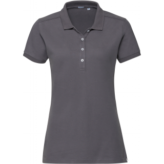 Polo Stretch Femme RU566F - Convoy Grey personnalisable - Vue de face