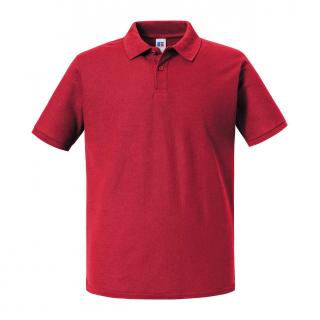 Polo homme Authentic Eco RU570M - Classic Red personnalisable - Vue de face