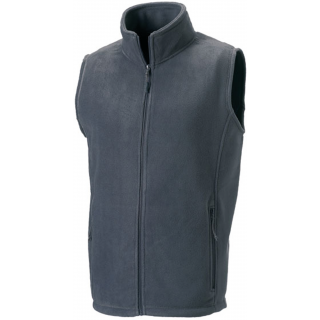 Gilet polaire homme RU8720M - Convoy Grey personnalisable - Vue de face