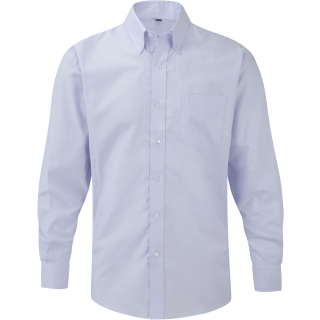 Chemise homme manches longues Oxford RU932M - Oxford Blue personnalisable - Vue de face