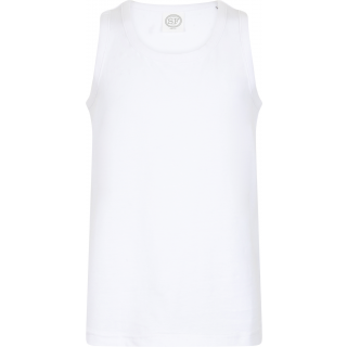 Débardeur stretch enfant SM123 - White personnalisable - Vue de face