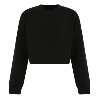 Sweat-shirt enfant Slounge SM515 - Black personnalisable - Vue de face