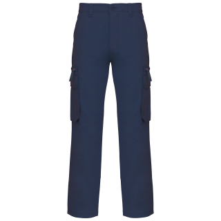 Pantalon multipoches homme KSP105 - Navy personnalisable - Vue de face