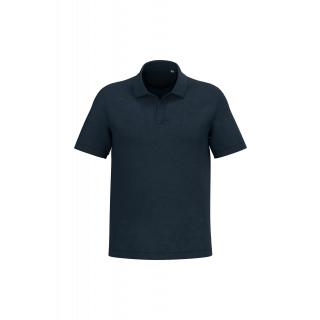Polo écoresponsable en éponge homme SP229 - Navy Blue personnalisable - Vue de face