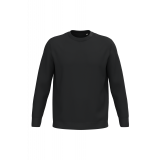 Pull écoresponsable à col rond homme SP900 - Black personnalisable - Vue de face
