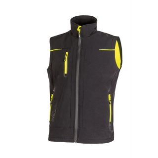 Gilet softshell Universe femme UPFU188L - Black Carbon personnalisable - Vue de face