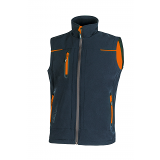 Gilet softshell Universe homme UPFU188 - Deep Blue personnalisable - Vue de face