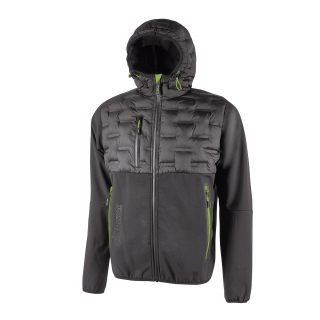 Veste hybride Spock homme UPFU213 - Asphalt Grey personnalisable - Vue de face