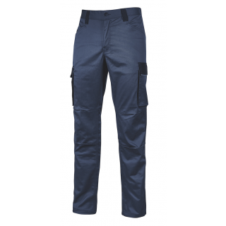 Pantalon cargo Crazy UPHY141 - Westlake Blue personnalisable - Vue de face