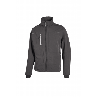 Veste Pluton homme UPPE178 - Asphalt Grey personnalisable - Vue de face