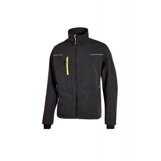 Veste Pluton homme UPPE178 - Black Carbon personnalisable - Vue de face