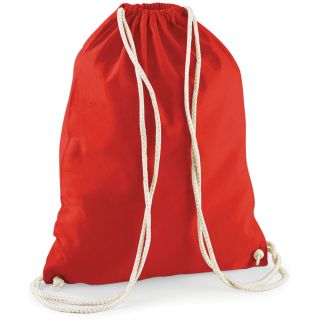 Gymsac en coton Bright Red