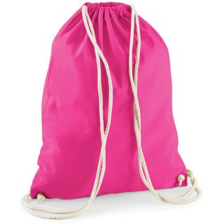 Gymsac en coton Fuchsia