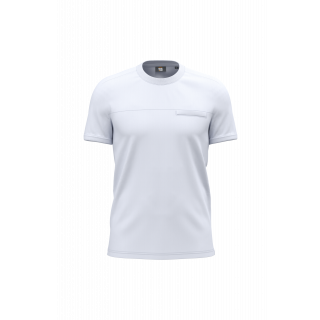 T-shirt de cuisine respirant unisexe WK300 - White personnalisable - Vue de face