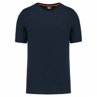 T-shirt col rond écoresponsable homme WK302 - Navy personnalisable - Vue de face
