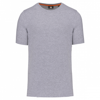 T-shirt col rond écoresponsable homme WK302 - Oxford Grey personnalisable - Vue de face
