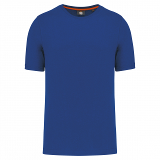 T-shirt col rond écoresponsable homme WK302 - Royal Blue personnalisable - Vue de face