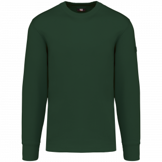 Sweat-shirt manches montées homme WK4001 - Forest Green personnalisable - Vue de face