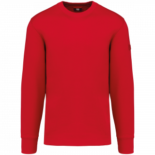 Sweat-shirt manches montées homme WK4001 - Red personnalisable - Vue de face