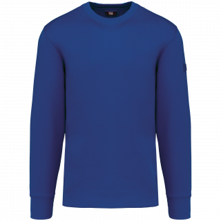 Sweat-shirt manches montées homme WK4001 - Royal Blue personnalisable - Vue de face