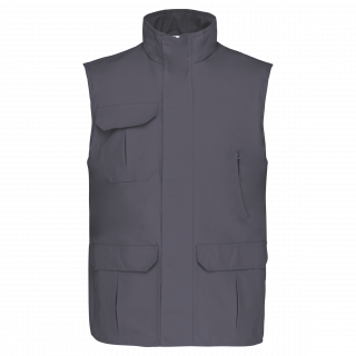 Worker > bodywarmer homme WK630 - Convoy Grey personnalisable - Vue de face