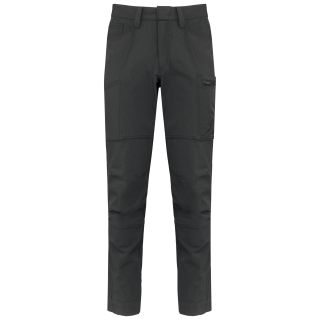Pantalon recyclé stretch homme WK744 - Dark Grey personnalisable - Vue de face