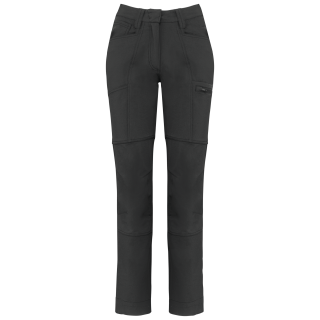 Pantalon recyclé stretch femme WK745 - Dark Grey personnalisable - Vue de face