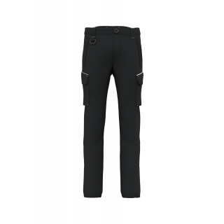 Pantalon softshell homme WK750 - Black personnalisable - Vue de face