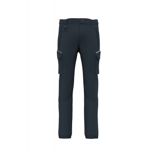 Pantalon softshell homme WK750 - Navy personnalisable - Vue de face