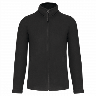 Veste micropolaire zippée homme WK903 - Dark Grey personnalisable - Vue de face