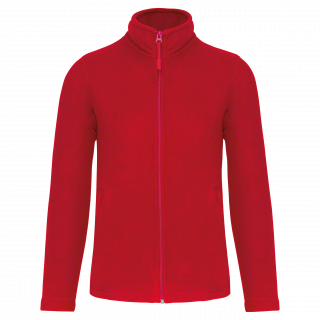 Veste micropolaire zippée homme WK903 - Red personnalisable - Vue de face