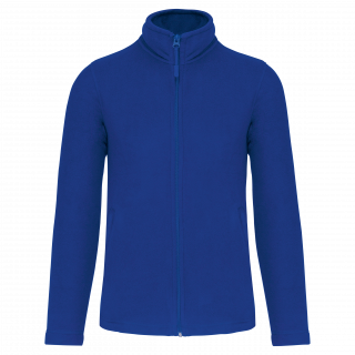 Veste micropolaire zippée homme WK903 - Royal Blue personnalisable - Vue de face