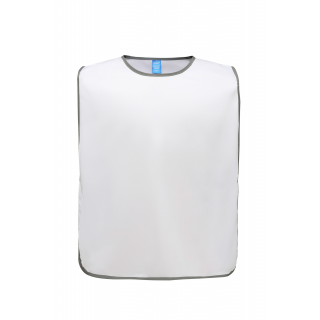 Chasuble à bordure réfléchissante YHVJ259 - White personnalisable - Vue de face