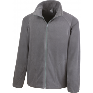 Veste micropolaire R114 - Charcoal personnalisable - Vue de face