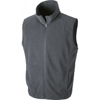 Gilet micro polaire R116X - Charcoal personnalisable - Vue de face