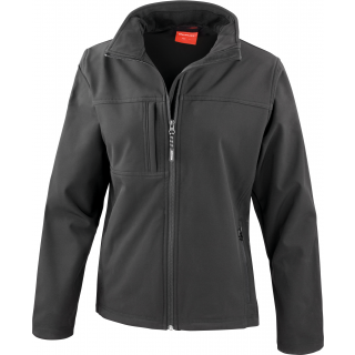 Veste softshell femme R121F - Black personnalisable - Vue de face