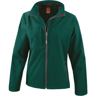 Veste softshell femme R121F - Bottle Green personnalisable - Vue de face